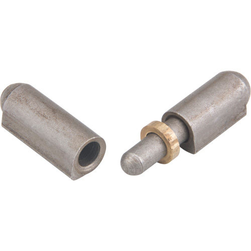 Charni&egrave;re &agrave; souder, 0,315" dia. x 1,575" lo, Acier doux a/goupille fixe en acier Equipex