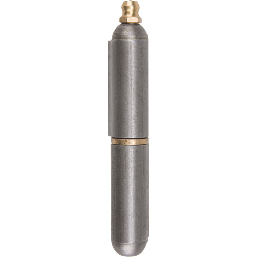 Charni&egrave;re &agrave; souder, 0,512" dia. x 3,15" lo, Acier doux a/goupille fixe en acier Equipex