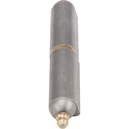 Weld-On Hinge, 0.63" Dia. x 3.937" L, Mild Steel w/Fixed Steel Pin Equipex