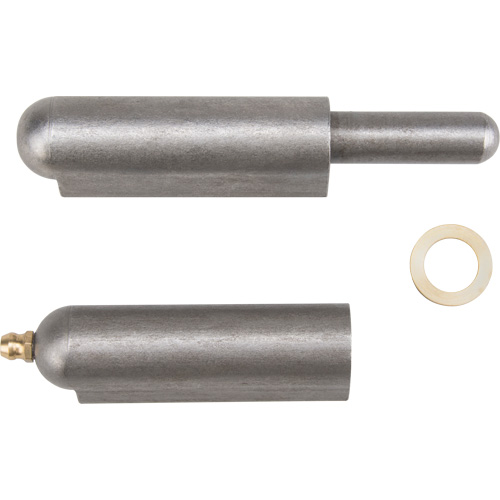 Charni&egrave;re &agrave; souder, 0,787" dia. x 5,906" lo, Acier doux a/goupille fixe en acier Equipex