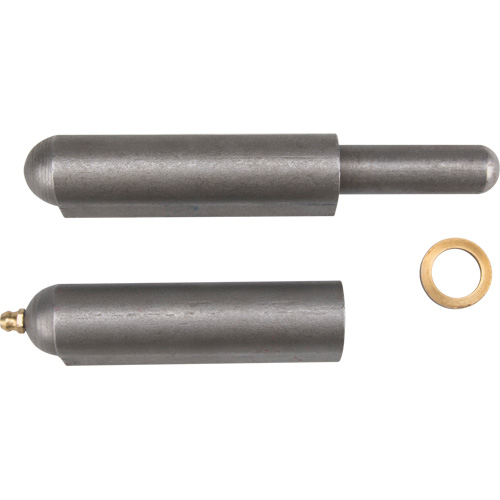Charni&egrave;re &agrave; souder, 0,906" dia. x 7,874" lo, Acier doux a/goupille fixe en acier Equipex
