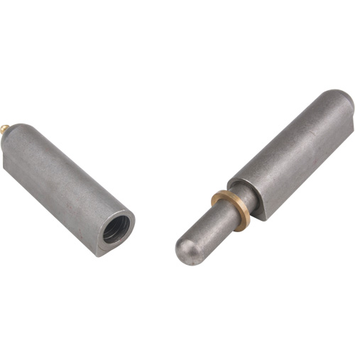 Charni&egrave;re &agrave; souder, 0,906" dia. x 7,874" lo, Acier doux a/goupille fixe en acier Equipex