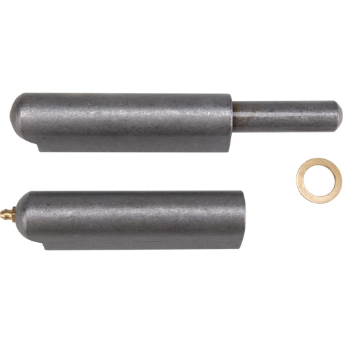 Charni&egrave;re &agrave; souder, 1,102" dia. x 10,236" lo, Acier doux a/goupille fixe en acier Equipex
