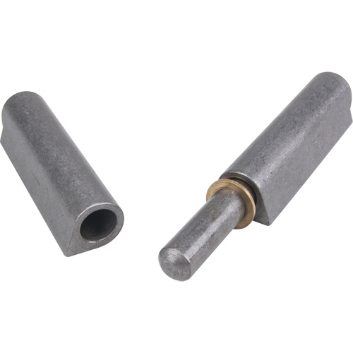 Charni&egrave;re &agrave; souder, 1,102" dia. x 10,236" lo, Acier doux a/goupille fixe en acier Equipex