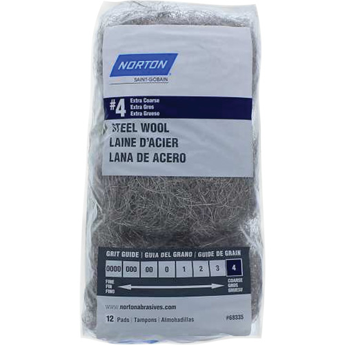 Steel Wool, Roll, Grade 4 Equipex