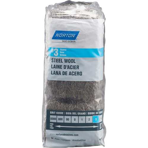 Steel Wool, Roll, Grade 3 Equipex