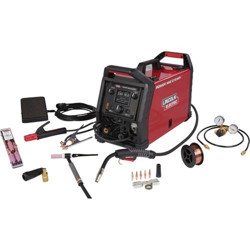 Soudeuse &agrave; proc&eacute;d&eacute; multiple POWER MIG 215 MPi TIG One-Pak, 120 V/230 V, 1 Ph, 60 Hz Equipex