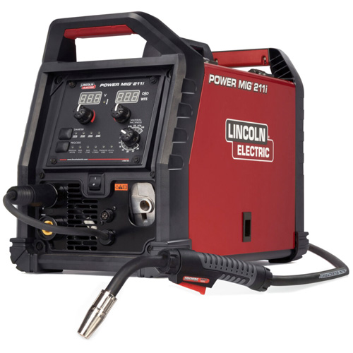 POWER MIG&reg; 211i MIG Welder, 120 V/230 V, 1 Ph, 60 Hz Equipex