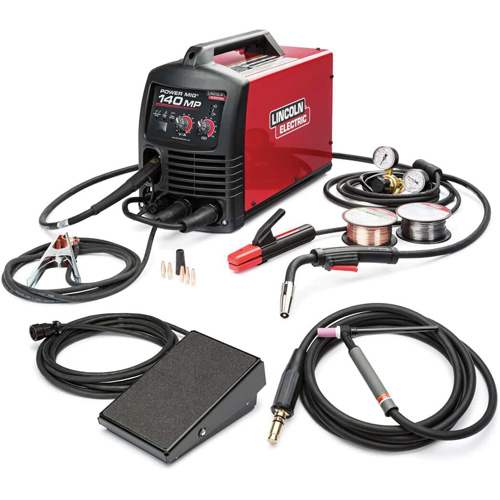 POWER MIG&reg; 140 MP&reg; Multi-Process Welder TIG One-Pak&reg;, 115 V, 1 Ph, 60 Hz Equipex