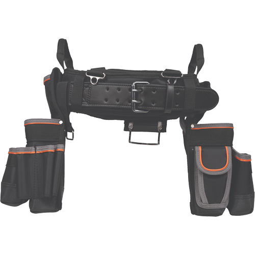 Tradesman Pro Electrician's Tool Belt, Nylon, Black Equipex