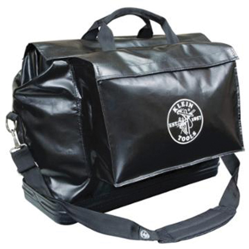 Sac d'&eacute;quipement, Vinyle, 2 pochettes, Noir Equipex