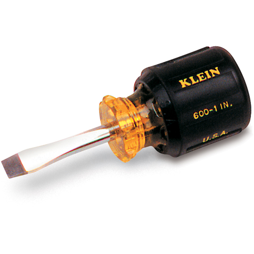 Heavy-Duty Slot Keystone Screwdriver, 1/2", 17-7/16" L, Cushion Grip Handle Equipex