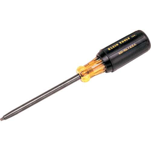 Square Recess Screwdriver, #2 Tip, Round, 12-1/4'' L, Cushion Grip Handle Equipex