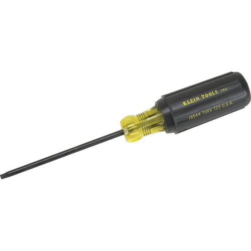 Tournevis Klein a/manche caoutchout&eacute;-Tournevis Torx &agrave; tige ronde Equipex