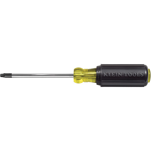 Tournevis Klein a/manche caoutchout&eacute;-Tournevis Torx &agrave; tige ronde Equipex