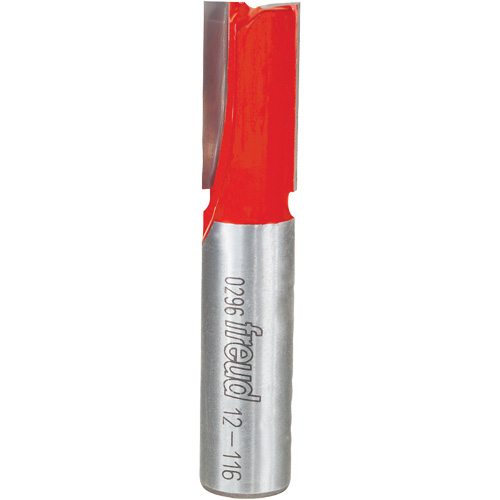 Fraise - foret droit &agrave; double cannelure, 1/2" dia, 3/4" ha, 2-5/8" lo Equipex