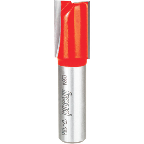 Fraise - foret droit &agrave; double cannelure, 5/8" dia, 1-1/2" ha, 2-1/2" lo, 1/2" Manche Equipex