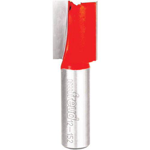Fraise - foret droit &agrave; double cannelure, 3/4" dia, 1-1/4" ha, 2-1/2" lo, 1/2" Manche Equipex