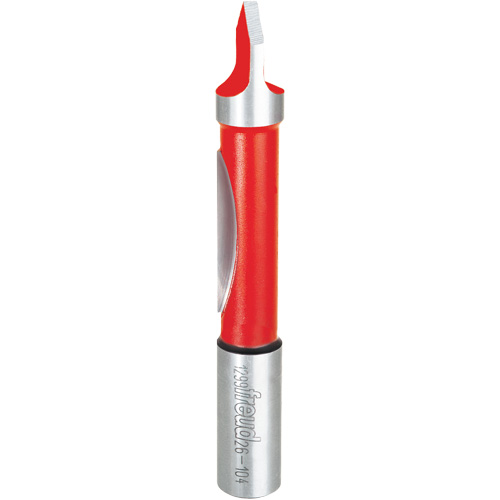 Fraise - foret guide pour panneau, 1/2" dia, 1-1/4" ha, 3-3/4" lo, 1/2" Manche Equipex
