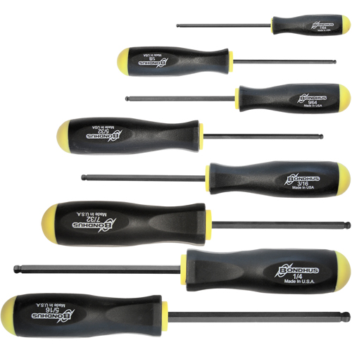 Jeux de tournevis ball driver - SAE, 8 m Equipex