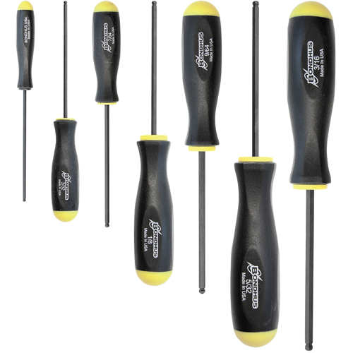 Jeux de tournevis ball driver - SAE, 7 mcx Equipex