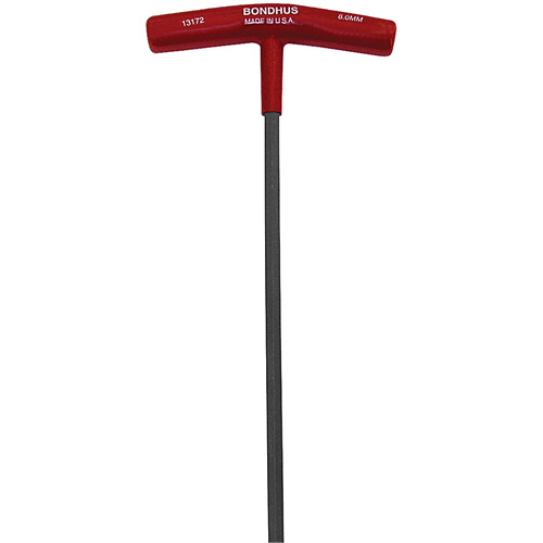 Cl&eacute; hexagonale individuelle m&eacute;trique, embout Hexagonale, 3 mm x 7,7" lo, Poign&eacute;e en T Equipex