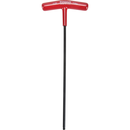 Cl&eacute; hexagonale individuelle m&eacute;trique, embout Sph&eacute;rique, 4 mm x 8,7" lo, Poign&eacute;e en T Equipex