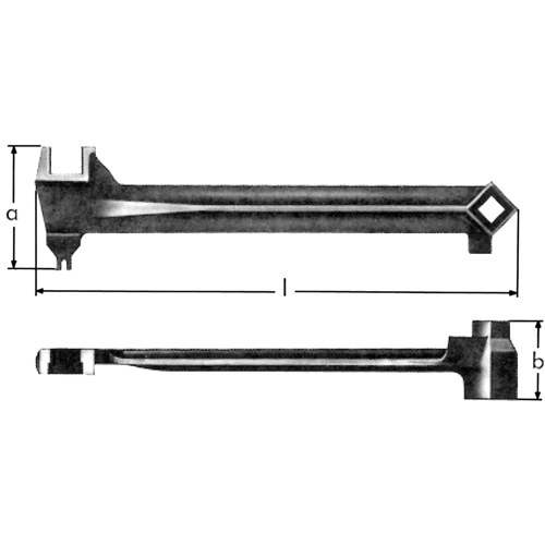 l&eacute;s &agrave; bonde, 2-1/2", Longueur de 15-1/15" Equipex