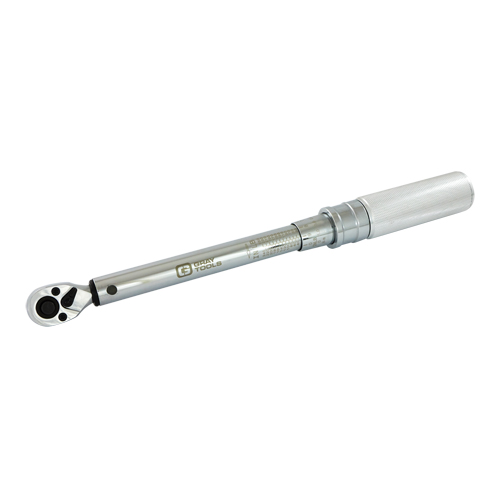 Heavy-Duty Micro-Adjustable Torque Wrench, Click, 1/2" Square Drive, 30 - 250 ft-lbs. Equipex
