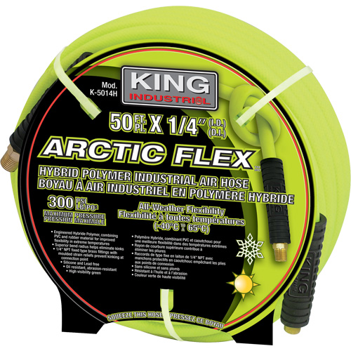 50' Hybrid Polymer Industrial Air Hose Equipex