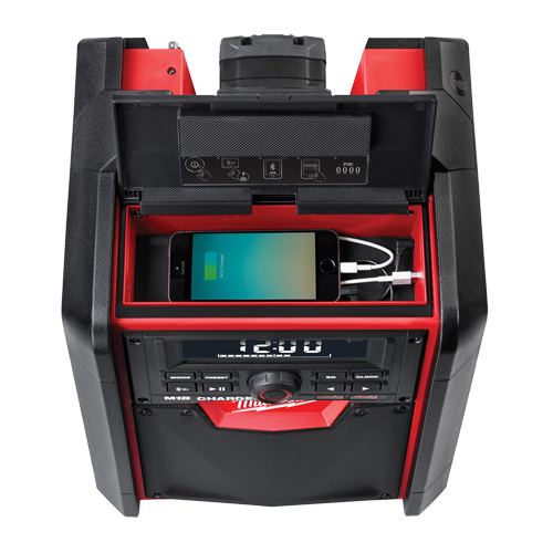M18 Jobsite Radio & Charger, 18 V, Lithium-Ion Equipex