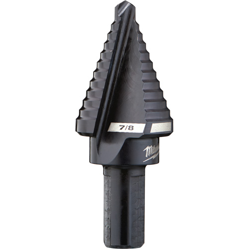 #7 Step Drill Bit, 7/8" - High Speed Steel Equipex