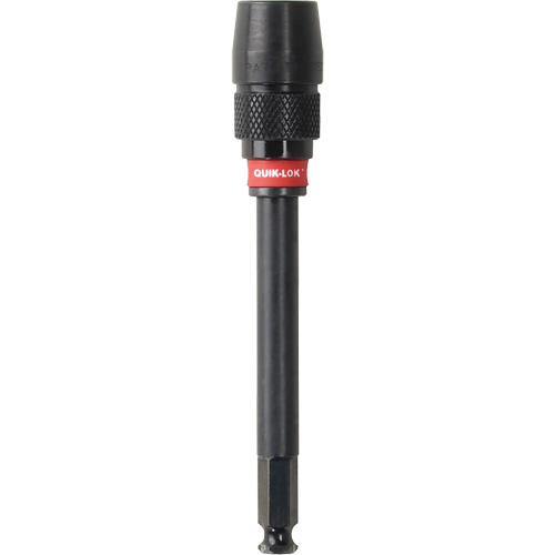 Rallonge de foret &agrave; percussion Quik-Lok, Diam&egrave;tre max. de 7/16", Longeur de 5-1/2", Tige 7/16" Equipex