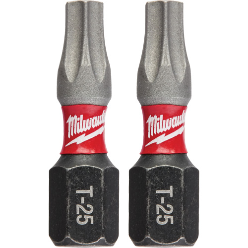 Forets &agrave; chocs Shockwave, Torx, T-25, Prise 1/4" Equipex