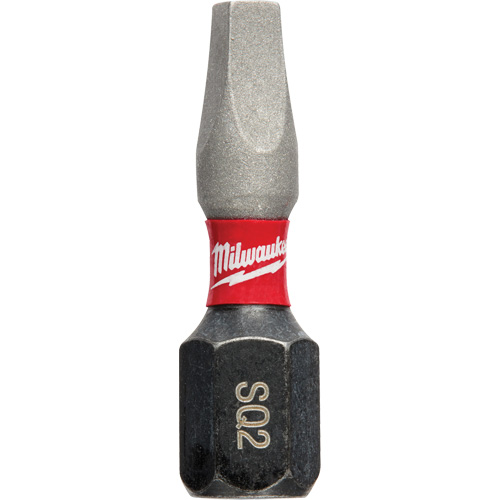 Shockwave Impact Insert Bit, Square, #2, 1/4" Drive Equipex