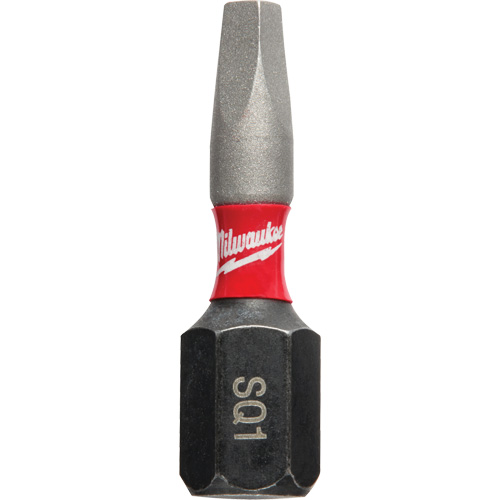 Shockwave Impact Insert Bit, Square, #1, 1/4" Drive Equipex
