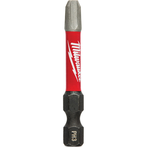 Shockwave Impact Power Bit, Phillips, #3 Tip, 1/4" Drive Size, 2" Length Equipex
