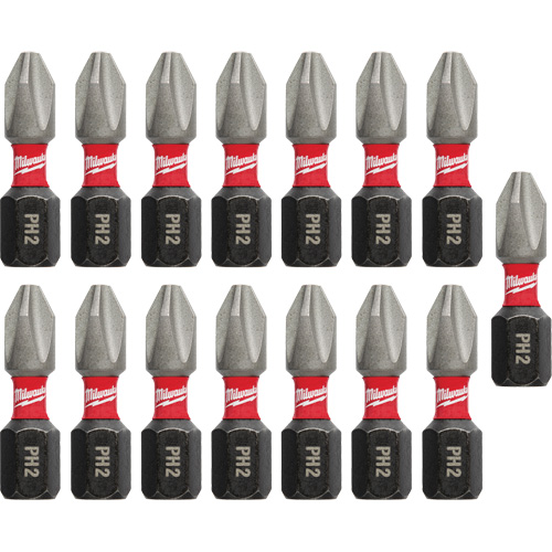 Shockwave Impact Insert Bits, Phillips, #2, 1/4" Drive Equipex