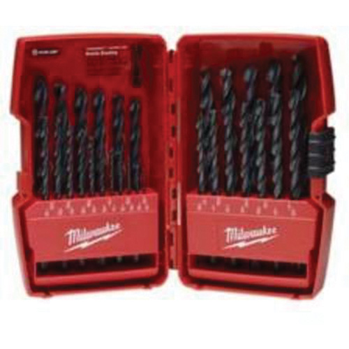 Jeu de forets &eacute;tag&eacute;s Thunderbolt, 29 morceaux, Acier rapide Equipex