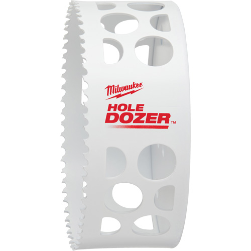Scie-cloche Hole Dozer, 4-3/4", Profondeur de la coupe 1-5/8", Bim&eacute;tal Equipex