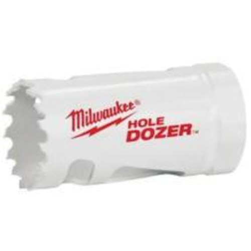 Scie-cloche Hole Dozer avec arbre, 1", Profondeur de la coupe 1-5/8", Bim&eacute;tal Equipex