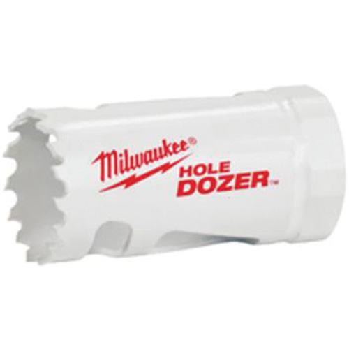 Scie-cloche Hole Dozer avec arbre, 1-1/8", Profondeur de la coupe 1-5/8", Bim&eacute;tal Equipex