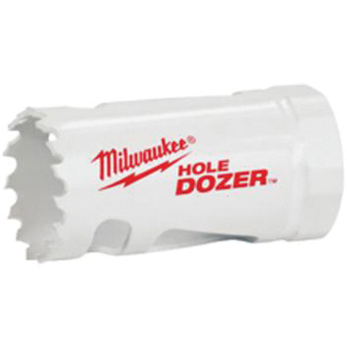 Scie-cloche Hole Dozer avec arbre, 1-1/4", Profondeur de la coupe 1-5/8", Bim&eacute;tal Equipex