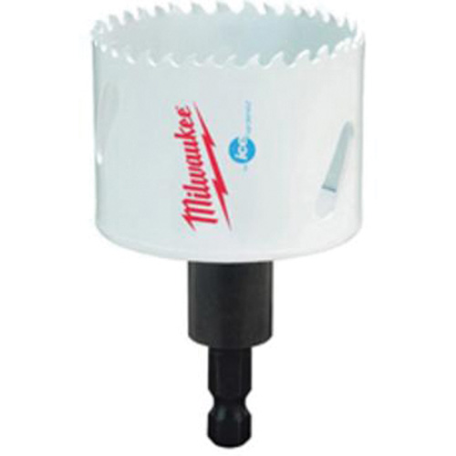 Scie-cloche Hole Dozer avec arbre, 2-1/8", Profondeur de la coupe 1-5/8", Bim&eacute;tal Equipex