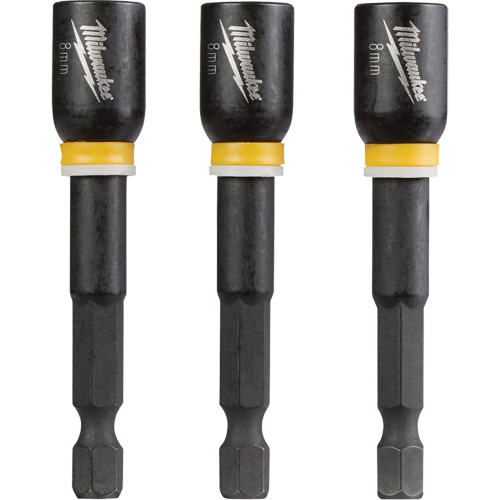 Shockwave Impact Duty Nutsetter, 1/4" Tip, 5/16" Drive, 2-9/16" L, Magnetic Equipex
