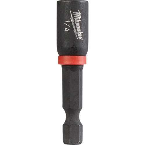 Shockwave Impact Duty Nutsetter, 1/4" Tip, 1/4" Drive, 1-7/8" L, Magnetic Equipex