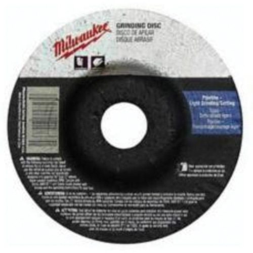 Grinding Wheel, 4-1/2" x 1/8", 7/8" Arbor, Aluminum Oxide, Type 27 Equipex