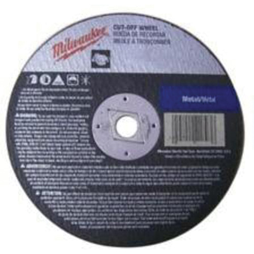 General Purpose Cut-Off Wheels, 7" x 3/32", 5/8" Arbor, Type 1, Aluminum Oxide, 8730 RPM Equipex