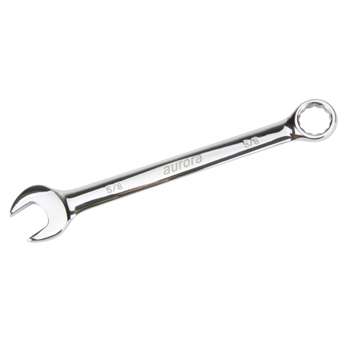 Cl&eacute; mixte, 12 pans, 5/8", Fini Chrome Equipex