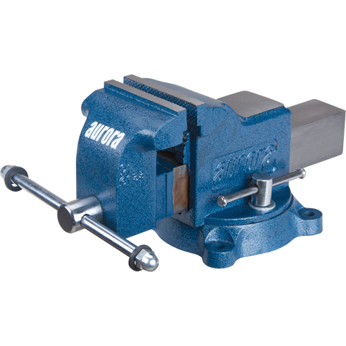 Heavy-Duty Bench Vise, 4" Jaw Width Equipex